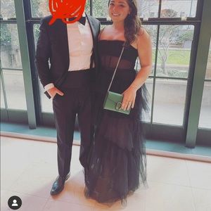 BCBG tulle corset essential gown